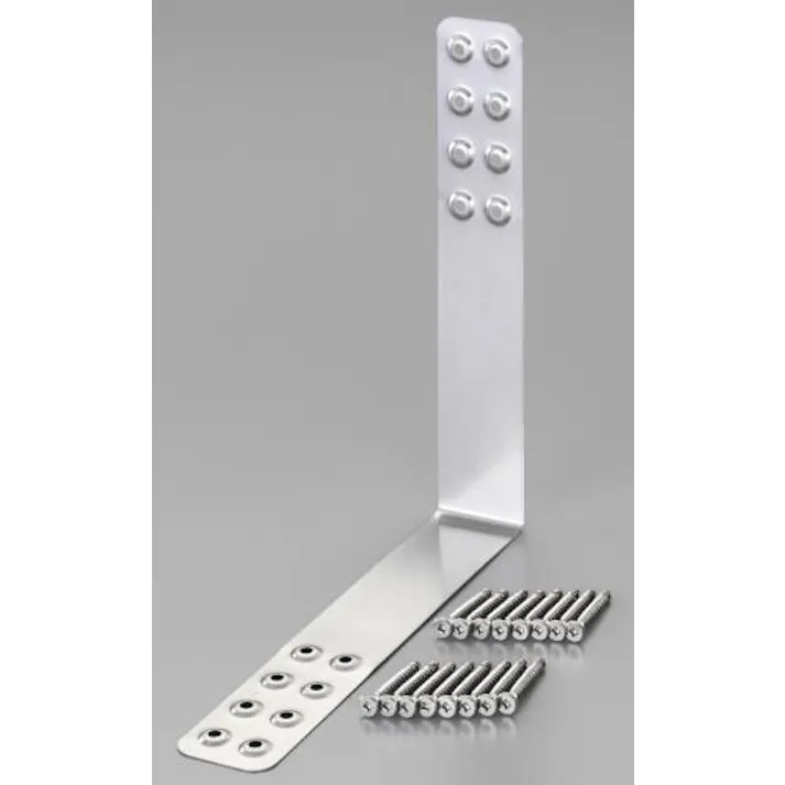ESCO 45x240x240mm 補強金具(ステンレス製) EA951EB-842 4518340953468(CDC)【別送品】