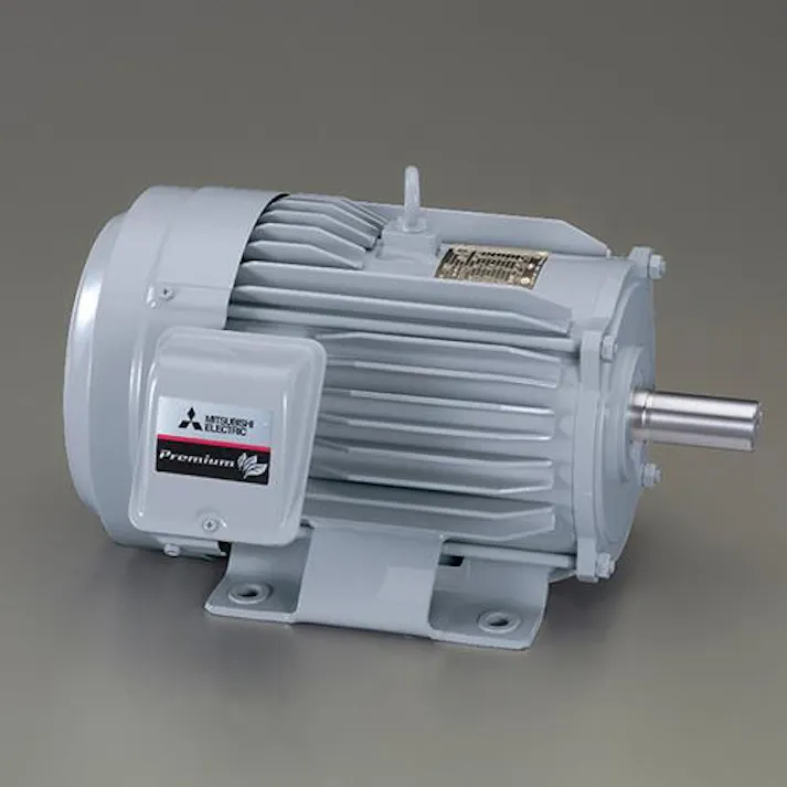 三菱電機 AC200V・3.7 kw 三相モーター(全閉外扇・屋内形) EA968BA-37A 4548745076196(CDC)【別送品】