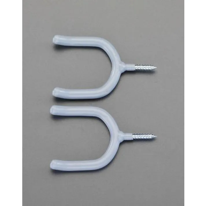 ESCO 101x 58x7mm フック(ビニールコーティング/2個) EA951FZ-7 4548745157963(CDC)【別送品】