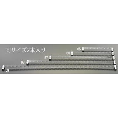 アイリスオーヤマ(IRIS OHYAMA) 460mm メタルラック用サイドバー(2本) EA976AJ-65 4548745210842(CDC)【別送品】