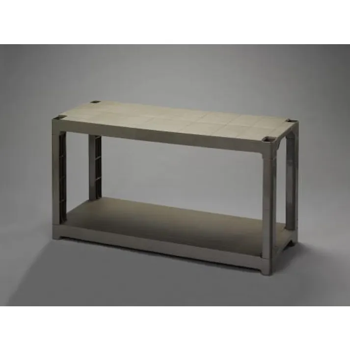 ESCO 1200x450x 658mm/2段 ラック棚(OD色/P.P製) EA976AL-32 4548745249521(CDC)【別送品】