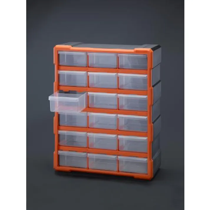 ESCO 380x160x475mm パーツケース EA957CH-1 4548745257892(CDC)【別送品】