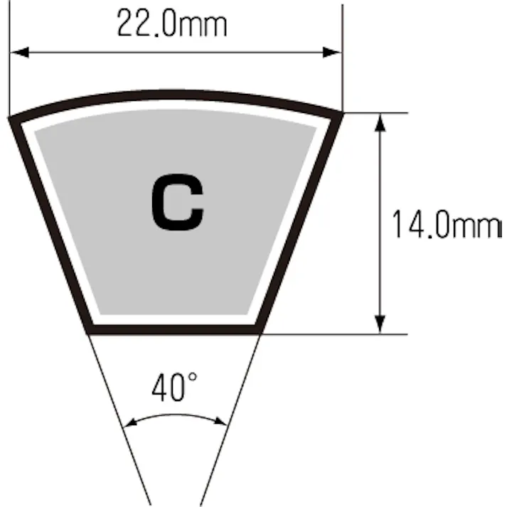三ツ星ベルト スタンダード Vベルト C63 EA967C-63 4548745286113【別送品】