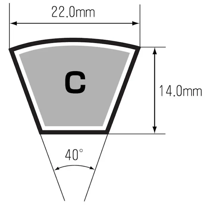 三ツ星ベルト 省エネタイプ Vベルト CN92 EA967CN-92 4548745287110【別送品】