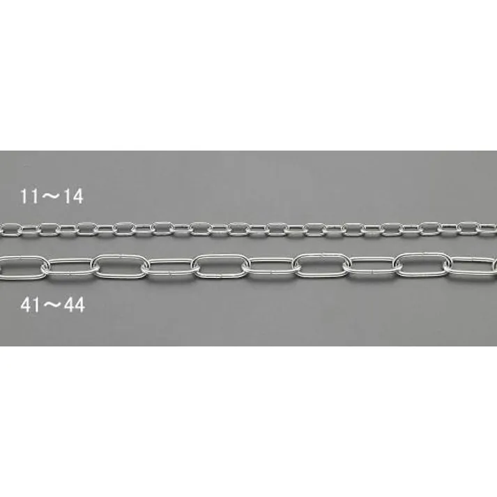リンクチェーン(ステンレス製) 2.0mmx10m EA980SA-43 4548745287561【別送品】