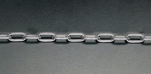 リンクチェーン(ステンレス製) 8.0mmx5m EA980SA-705 4548745289282【別送品】