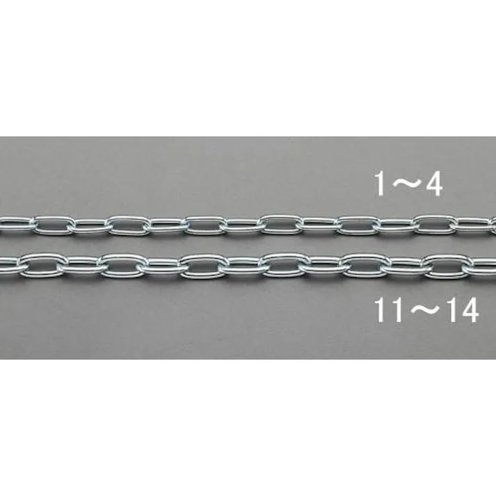 リンクチェーン(スチール製) 2.6mmx10m EA980TJ-13 4548745297737【別送品】