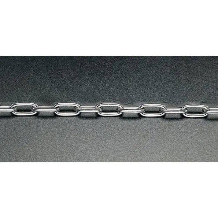 リンクチェーン(ステンレス製) 2.5mmx5m EA980SA-205 4548745298390【別送品】