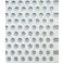 パンチングメタル(ステンレス製) 1000x500x1.5mm/3mm EA952B-152 4548745306385【別送品】