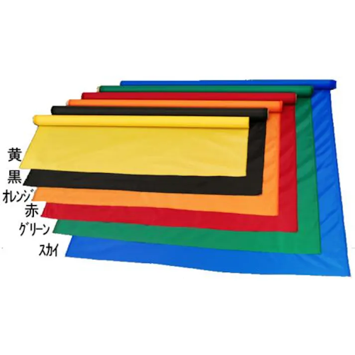ナイロンシート・布(裏面PUコート/橙) 1.17x5m/0.18mm EA952AG-5C 4548745437737【別送品】