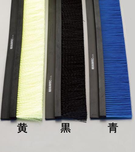 ESCO  40mmx1.0m シールブラシ(PP/黒) EA979KB-1B 4548745441482(CDC)【別送品】