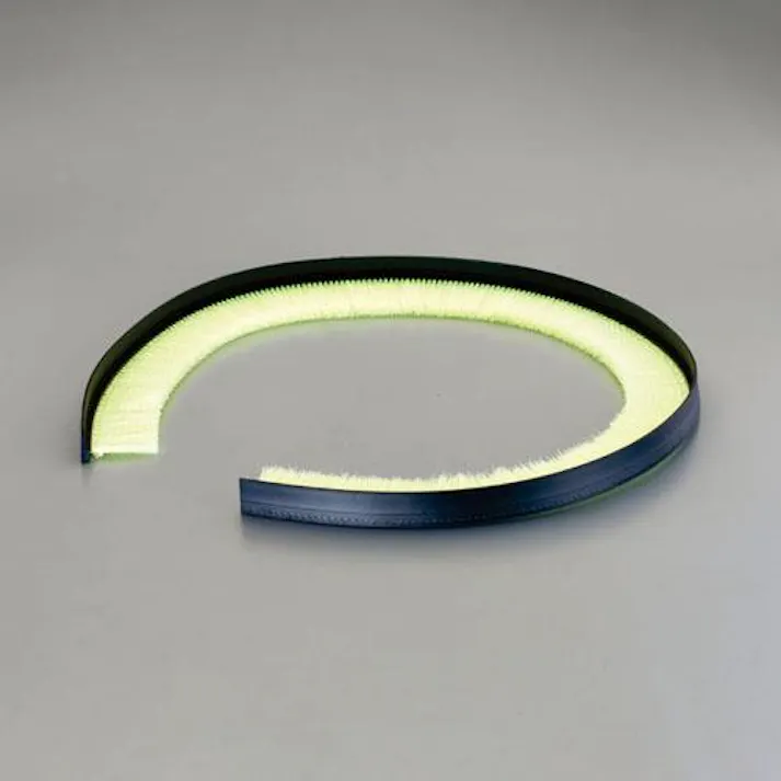 ESCO 40mmx1.0m シールブラシ(PP/黒) EA979KK-1B 4548745442113(CDC)【別送品】