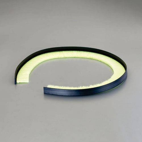 ESCO  40mmx1.0m シールブラシ(PP/黒) EA979KL-1B 4548745442175(CDC)【別送品】