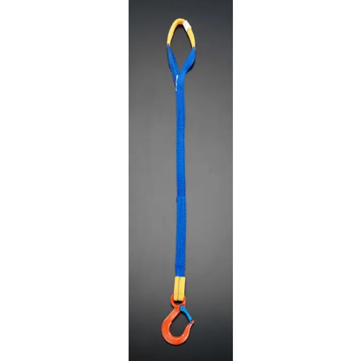 ESCO 1.5 tonx2.5m 金具付スリング(1本懸け) EA981EC-2.5A 4548745455489(CDC)【別送品】