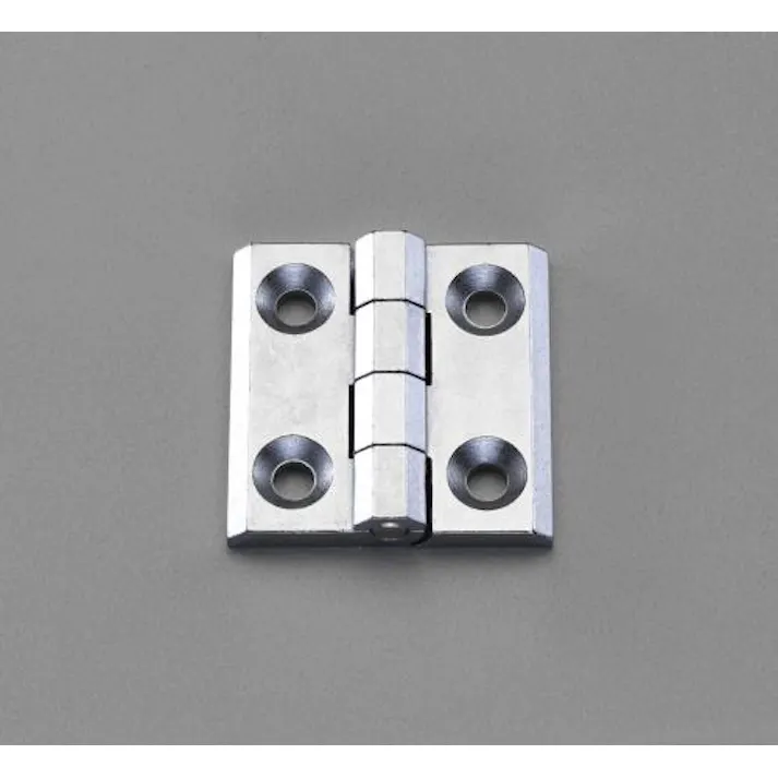 ESCO 50x 50mm フラットヒンジ(亜鉛ダイキャスト) EA951CY-650 4548745555530(CDC)【別送品】