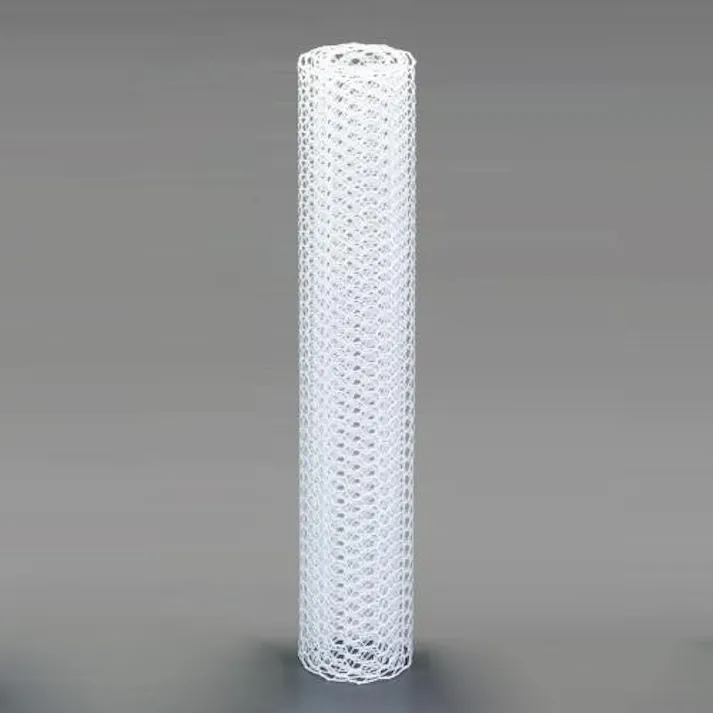 ESCO 450x1000mm/10mm目 亀甲網(鉄ビニール被覆/白) EA952AC-210 4548745612110(CDC)【別送品】