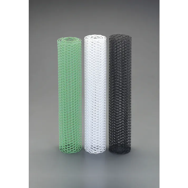 亀甲網(鉄ビニール被覆/白) 450x1000mm/10mm目 EA952AC-210 4548745612110【別送品】