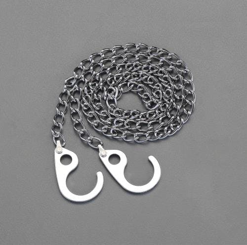 マンテルチェーン(両端フック付) 2.6mmx1.0m EA980TW-1 4548745622614【別送品】