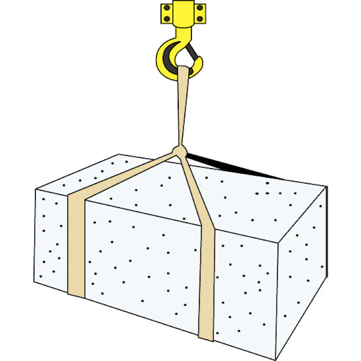スリングチェーン(1本懸け) 2.5tonx1.5m EA981VB-15A 4548745663891【別送品】