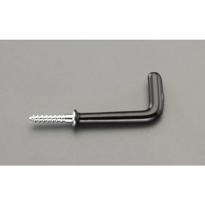 ESCO 4.0x25mm ねじ付L型フック(コーティング付/4個) EA951BX-25A 4548745673067(CDC)【別送品】