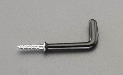 ESCO  7.0x38mm ねじ付L型フック(コーティング付/4個) EA951BX-38A 4548745673081(CDC)