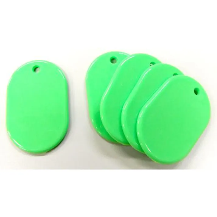 ESCO 45x30mm アクリルパール板(黄緑/5枚) EA956V-3A 4548745725384(CDC)【別送品】