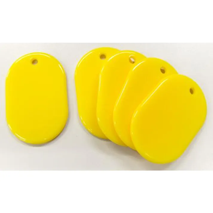 ESCO 45x30mm アクリルパール板(黄/5枚) EA956V-5A 4548745725391(CDC)【別送品】