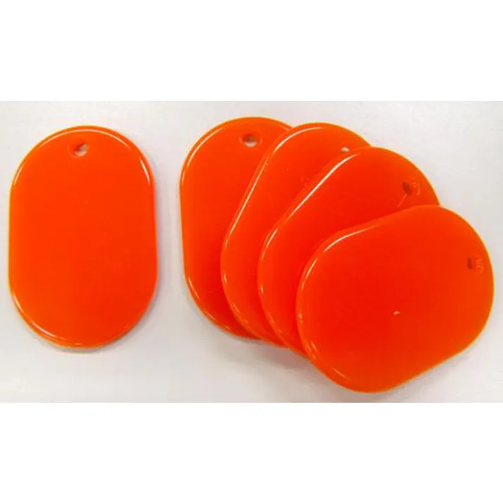 ESCO 45x30mm アクリルパール板(オレンジ/5枚) EA956V-8A 4548745725421(CDC)【別送品】