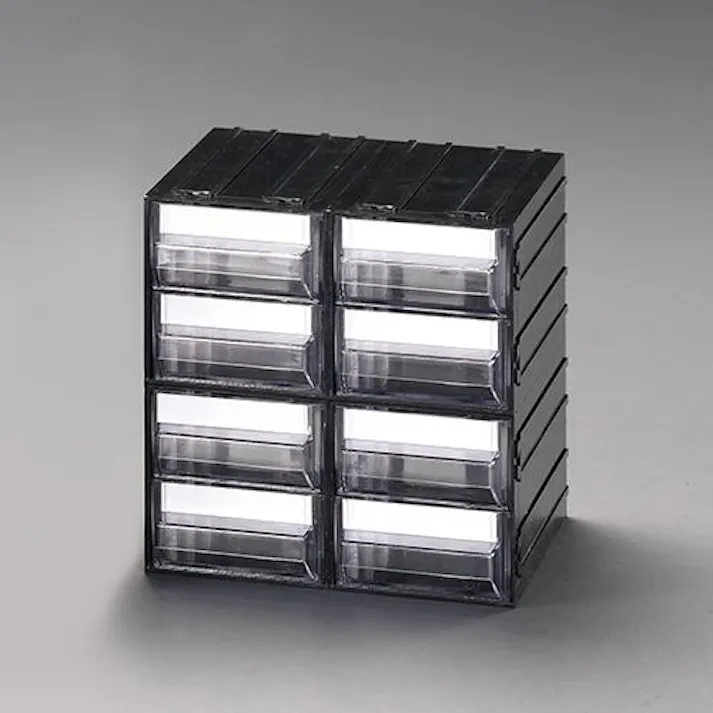連結収納(引出し) 225x225x225mm/2列4段 EA957CA-4 4548745767841【別送品】
