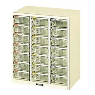 ナカバヤシ パーツキャビネット 419x275x486mm/3列7段 EA957HC-21 4548745786217【別送品】