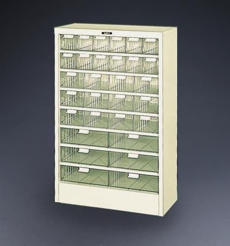 ナカバヤシ パーツキャビネット 570x255x880mm/8段 EA957HC-31 4548745827224【別送品】