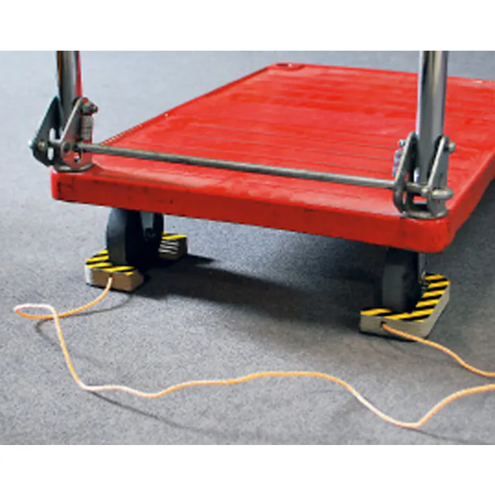 ティーエフサービス 台車用ストッパー(白/2個) 150mm EA979CA-4 4548745876482【別送品】