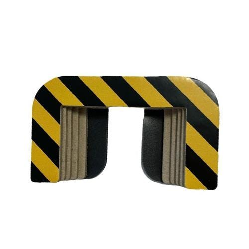 ティーエフサービス 台車用ストッパー(黄・黒/2個) 125mm EA979CB-3 4548745876611【別送品】