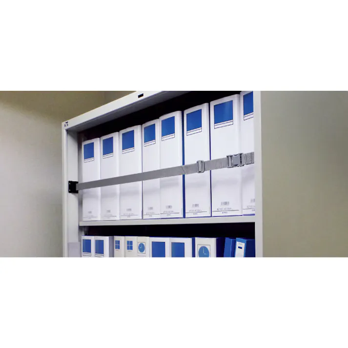 ティーエフサービス キャビネット用耐震ベルト(外付用) 1200mm EA979CF-112 4548745876956【別送品】