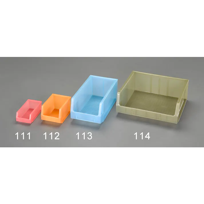 三甲(サンコー) パーツトレー(透明オレンジ) 150x201x125mm EA957AC-112 4548745886917【別送品】