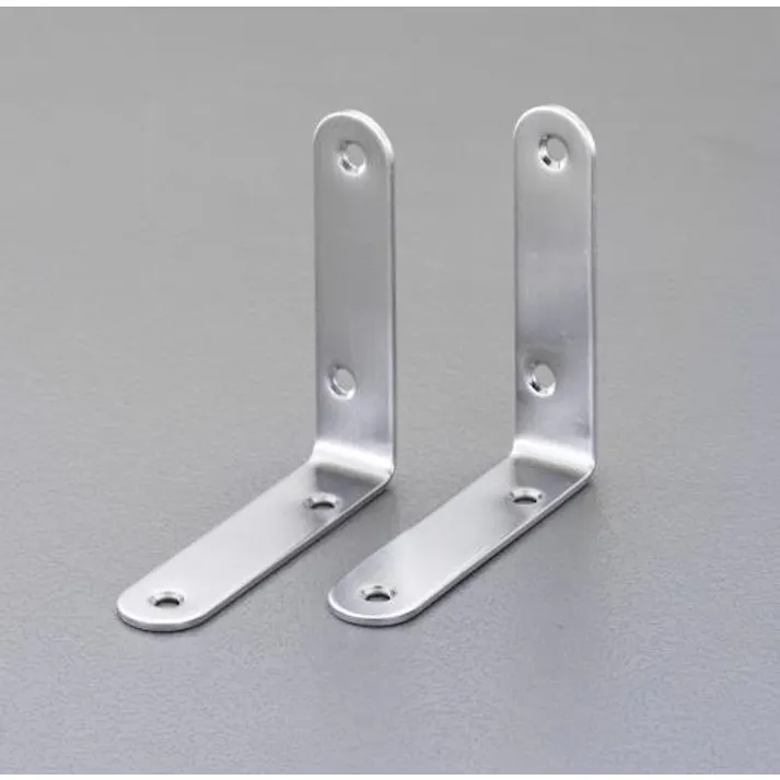 ESCO 75x75x18mm 金折(ステンレス製/2個) EA951EF-575 4548745981070(CDC)【別送品】