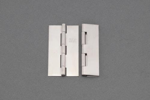 薄口溶接丁番(ステンレス製/2個) 38x26mm EA951CN-403 4548745982862【別送品】