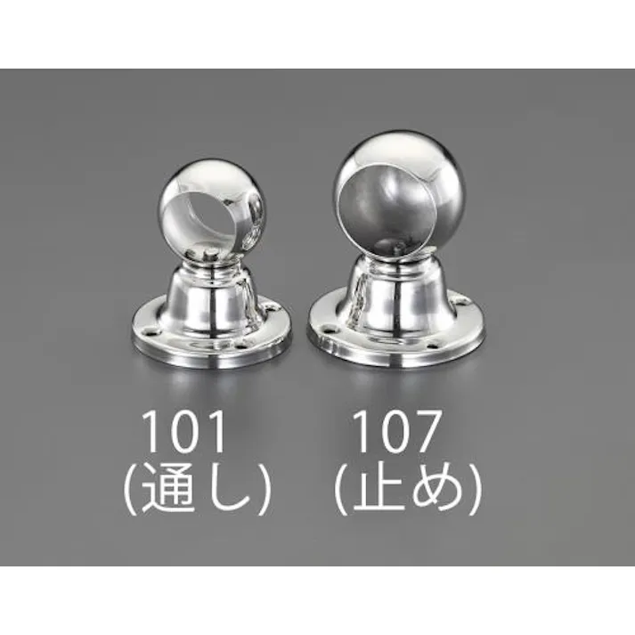 ESCO φ32mm パイプ用ブラケット(ステンレス製) EA951EW-107 4550061047330(CDC)【別送品】