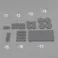 ESCO  φ10x3mm 防振・防音クッション(8枚) EA979DA-71 4550061094532(CDC)【別送品】