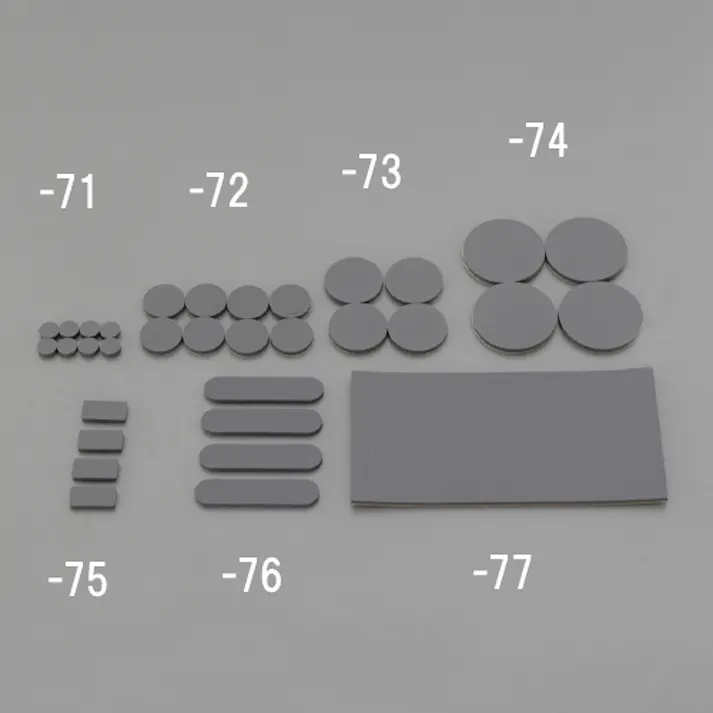 ESCO  φ10x3mm 防振・防音クッション(8枚) EA979DA-71 4550061094532(CDC)【別送品】
