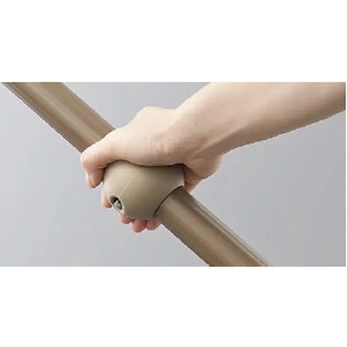 手すり用補助グリップ(ブラウン) φ32x60mm EA951EL-132 4550061099100【別送品】