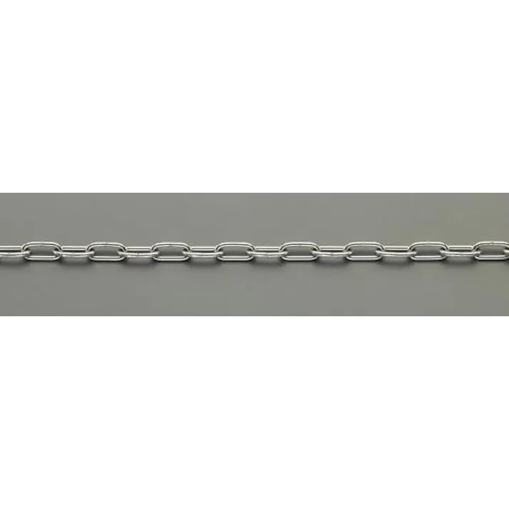 リンクチェーン(ステンレス製) 2.5mmx10m EA980SB-13 4550061162262【別送品】