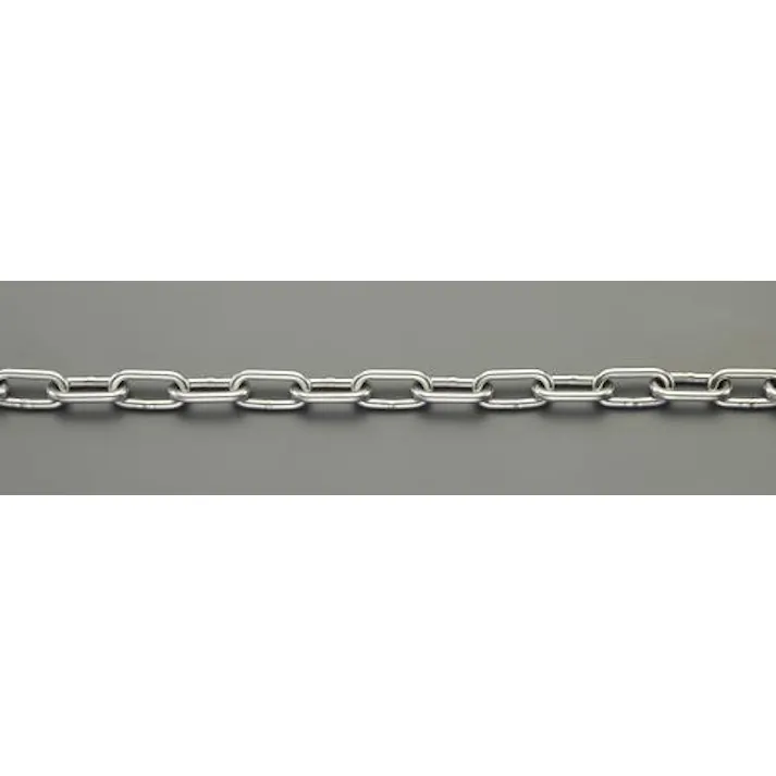 リンクチェーン(ステンレス製) 5.0mmx10m EA980SB-43 4550061166383【別送品】