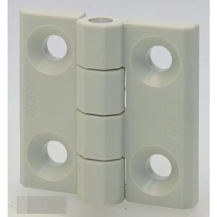 イマオコーポレーション フラットヒンジ(ポリアミド/グレーホワイト) 60x60mm EA951CR-73 4550061191316【別送品】