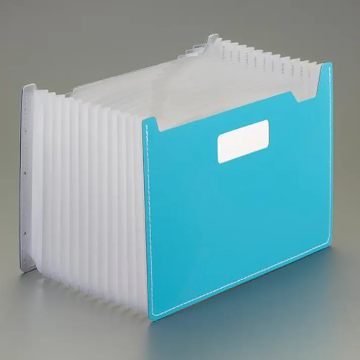 セキセイ(sedia) ファイルスタンド(伸縮式/ブルー) 20-330x330x238mm EA954TD-131 4550061389515【別送品】