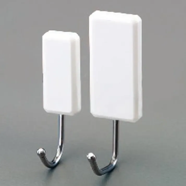 ESCO 25x35x75mm フック(ステンレス製 アイボリ/2個) EA951D-5WA 4550061461389(CDC)【別送品】