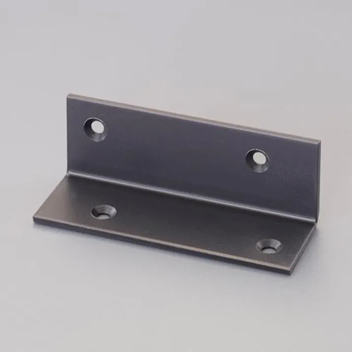 ESCO 30 x30x85mm ワイドアングル(スチール/黒/2個/ビス付 EA951EE-131 4550061482278(CDC)【別送品】