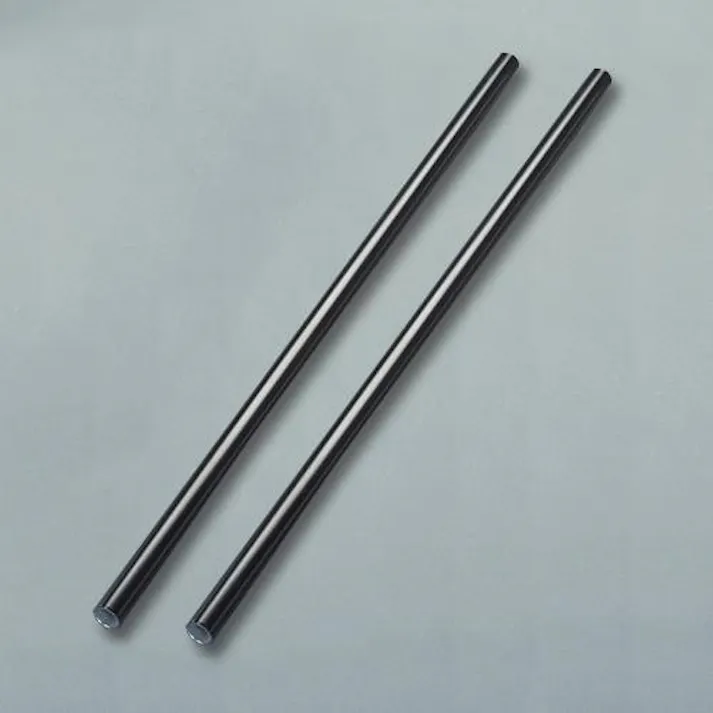 矢崎化工 φ28mmx1.2m 樹脂コート鉄パイプ(ブラック/2本) EA976BY-5 4550061522196(CDC)【別送品】