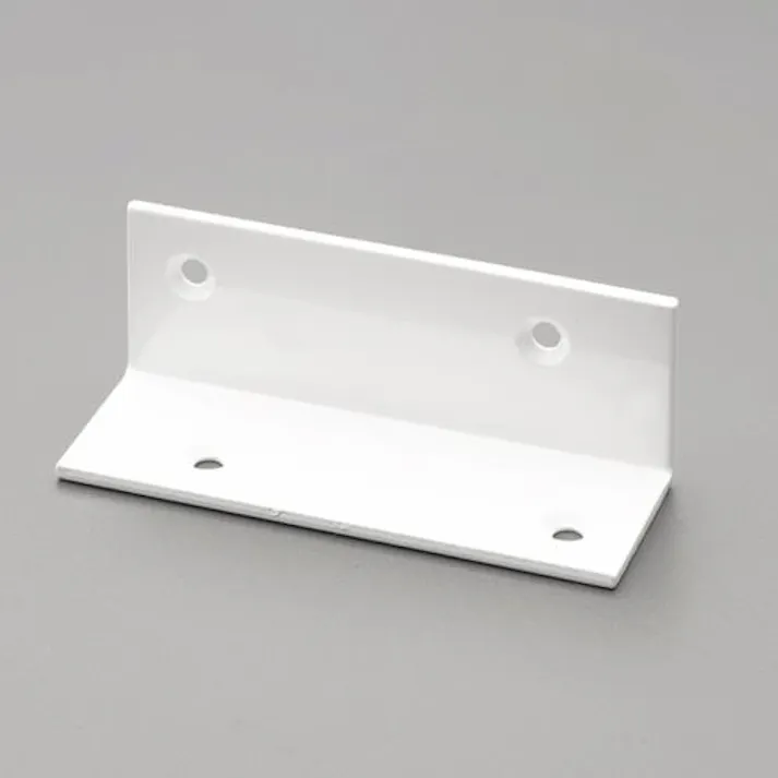 ESCO 30 x30x85mm ワイドアングル(スチール/白/2個/ビス付 EA951EE-132 4550061562345(CDC)【別送品】