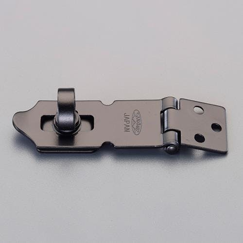 掛金(スチール製・ツヤ消し黒) 45mm EA951BD-245 4550061600528【別送品】